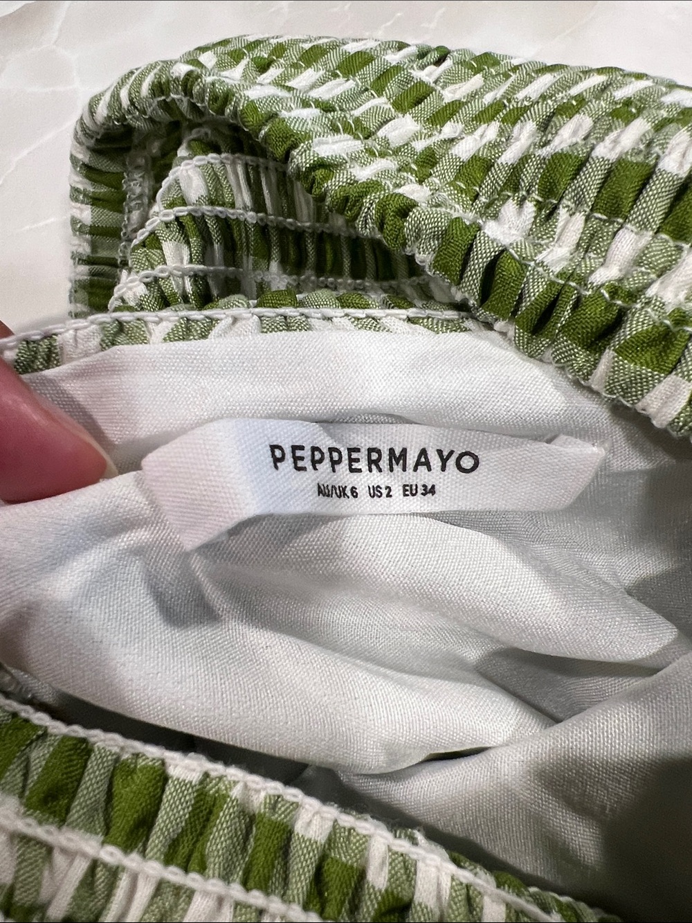 Peppermayo Gingham Maxi Skirt Set - Picture 6 of 6